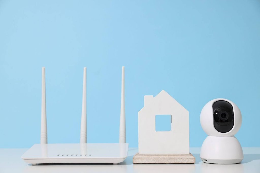 Router, CCTV and Home Deco